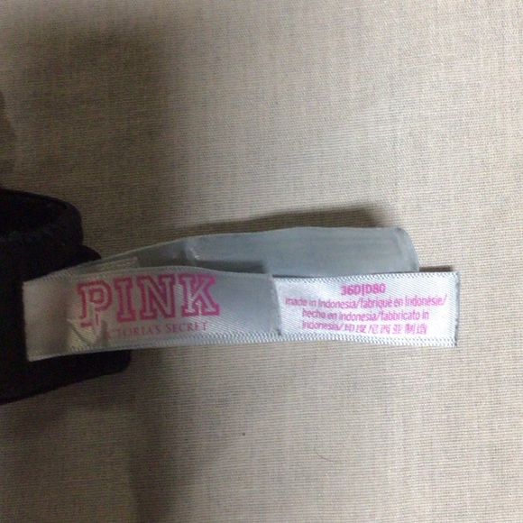 PINK Victoria's Secret Black Lace Bra - Picture 2 of 9